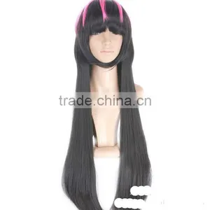 Synthetic Multicolor Lace Wigs Made by Machine and Vendors From China Best Selling Long Wigs for Cosplay Wholesaler DB01400 thumbnail-1