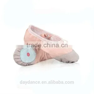 Standard Girls Baby Kids Ballet Slippers Wholesale Split Soft Sole Ballet Dance Shoe Red Black White Beige Pink thumbnail-3