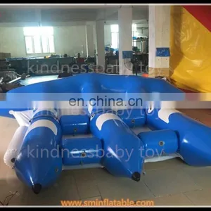 2015 Fashion Towable Water Tubes , Inflatable Flying Manta Ray , Inflation Water Games Crazy Water Games thumbnail-1