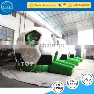 TOPINFLATABLES Bouncer, Football Bouncy House, Inflatable Castle thumbnail-1