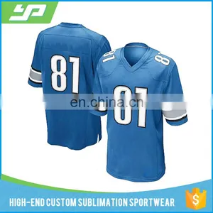 Wholesale Sublimation 100% Polyester American Football Jersey Custom thumbnail-5