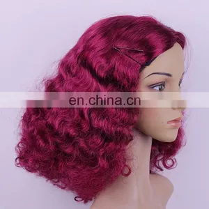Party Retro Wig,carnival Claret Wig P-W189 thumbnail-2
