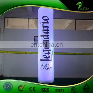 Custom Inflatable Led Totem , Advertising 3m High Inflatable Lighting Changing Tube thumbnail-5
