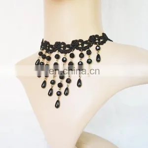 2015 Latest Design Fashion Party Lace Necklace Lace Necklace thumbnail-3