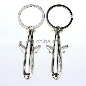 No Minumum Custom Hot Selling High Quality 3D Car Metal Airplane Keychain Maker thumbnail-4