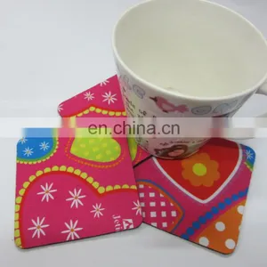 Personalized Anti-skid Rubber and Polyester Mug Coaster for Cup thumbnail-6