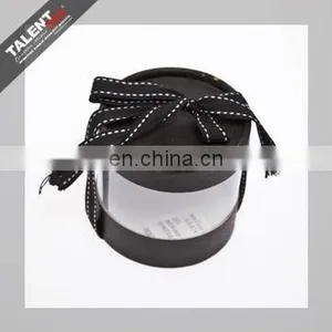 Custom Cylinder Clear PVC Gift Box With Bowknot thumbnail-1