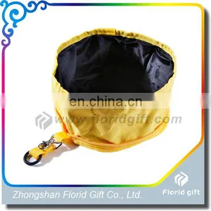 China Supplier Collapsible Supreme Pet Food Bowl Polyester Travel Dog Bowl thumbnail-3