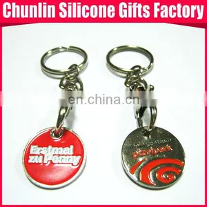 Metal Coin Holder Keychains thumbnail-1