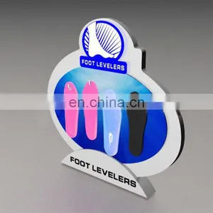 Custom High End Acrylic Shoe Insole Display thumbnail-1