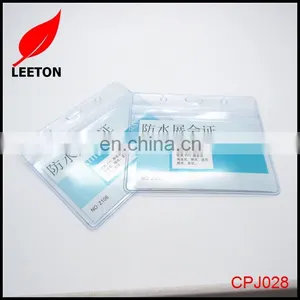 Factory Supply Clear Plastic PVC Working Card Badge Holder thumbnail-1