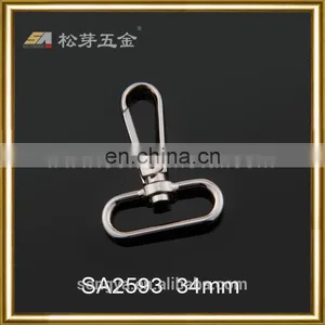Hot Zinc Alloy Snap Hook, Plated Trigger Snap Hook For Handbag, Dog Leash Snap Hook Keychain Hook thumbnail-3