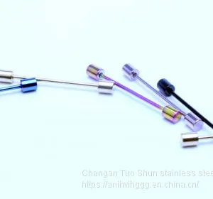 Brief Introduction of New Body Piercing Foreign Trade Jewelry Ear Scraping Titanium Steel Earphone Wholesale Factory thumbnail-2