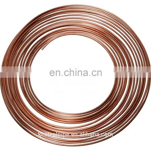 6mm Soft Annealed Copper Pancake Coil Tube 10200 for Refrigeration thumbnail-1
