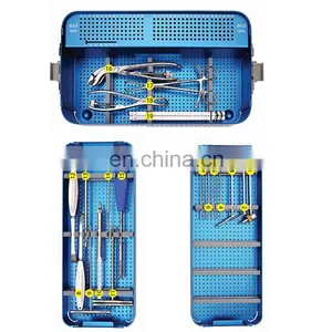 Competitive Price Bone Surgery Small Fragment Instrument Set Orthopedic Surgical Instruments Set Trauma Plate Instrument Set thumbnail-1