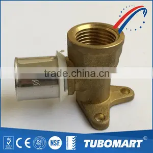 Factory Price Press Pipe Union 16mm Wall Mounted Female Elbow With SGS Certification thumbnail-3