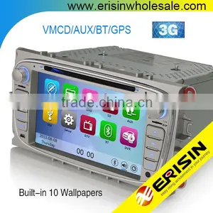 Erisin ES7608M 7" Touch Screen Car Radio GPS Bluetooth for Mondeo thumbnail-1