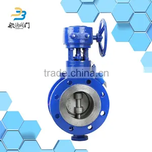 China Supplier High Performance 10 Inch Flanges Worm Gear Metal Seated Triple Eccentric Butterfly Valve thumbnail-3