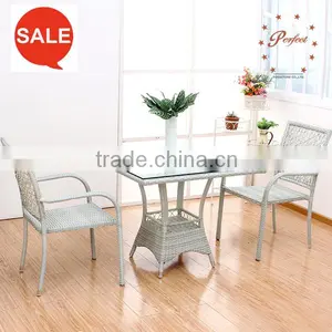 Patio Outdoor Furniture Rattan TABLE and Chair Restaurant Set ZG-109 thumbnail-2
