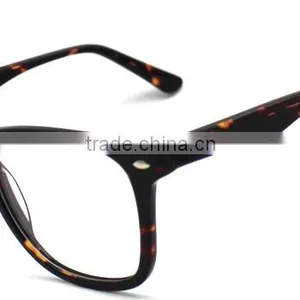 Acetate Spectacles Frames and Big Frame New Glasses and Women's Rhinestone Eyeglass Frames thumbnail-4