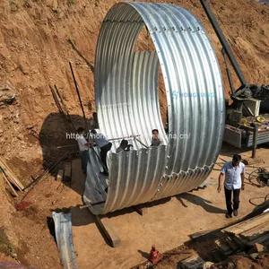 Bridge Culvert Hot Dip Galvanized Steel Pipe Large Diameter thumbnail-5