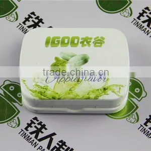 Rectangle Shape Metal Tin Plate Chewing Gum Box thumbnail-3