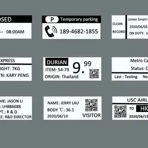 Waterproof Eink Epaper IP67 NFC Batteryless EPD Tag Digital Shelf Label thumbnail-3