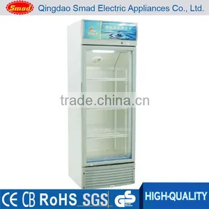 Glass Door Beverage Showcase Refrigerator Beverage Display Cooler thumbnail-3
