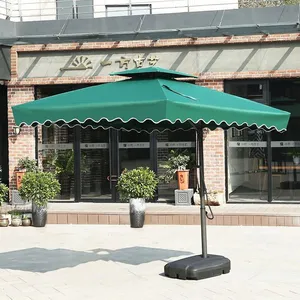 Wrench Umbrella, Wine Red, Dark Green, Outdoor Sunshade Umbrella, Courtyard Umbrella, Square Roman Umbrella, Outdoor Large Umbrella, Garden Pavilion Umbrella thumbnail-1