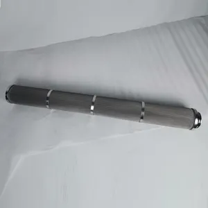 RT-070 222 Connection Stainless Steel Metal Mesh Sintered Pleated Filter Element thumbnail-3