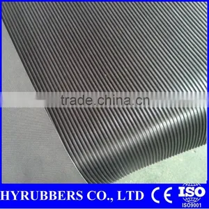 Fine Ribbed Type Anti-slip Colorful Rubber Mat for Parking thumbnail-1