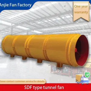SDF(A)№5.0-2x5.5kw Tunnel Fans Highway Construction Tunnel Explosion-proof High Pressure Tunnel Local Ventilators thumbnail-1