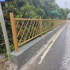 Interlocking Imitation Bamboo Fence Panels 1.5m Width for Easy Installation thumbnail-2