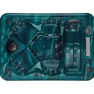 Multiple Person Rectangular Massage Bathtub Home-use Independent Massage Surfing thumbnail-3