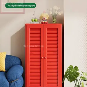 Waterproof Metal Bathroom Storage Cabinet, Rust-resistant Steel Linen Cabinet With Fluted Glass for Gold Coast Apartments, Sleek Modern Design thumbnail-4