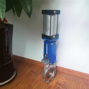 High Pressure 150LB Slurry Knife Gate Valve WCB SS304 Lug Type Manual Electric Pneumatic Motorized Actuator Valve Supplier thumbnail-4