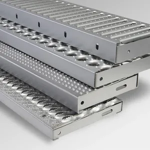 Customized Size Hole Pattern Stainless Steel 304 316 Perforated Metal Sheet Round Hole Anti-Slip for Stair Tread and Platform thumbnail-1