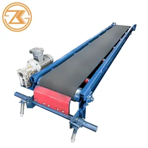 High Tensile Rubber Belt Conveyor Anti-tear Mining Belt Conveyor With Roller Frame Support thumbnail-3