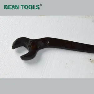 Bent Single Open End Wrench 15 Degree Offset, Drop Forged 45# Steel, Size Range 22mm-32mm thumbnail-4
