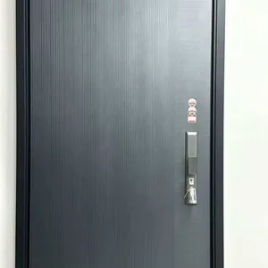 SUNFREE Custom Size Luxury Aluminum Entrance Door, Thermal Insulation Residential Main Door thumbnail-5