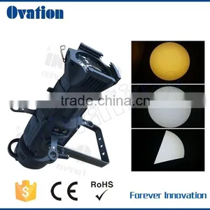 2016 High Quality Black and White Body 200W WW/CW LED Fresnel Spot Light With High CRI Theater Spot Light thumbnail-1