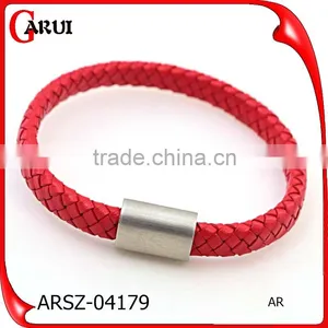 2016 in Stock New Product Handmade Genuine Leather Friendship Bracelet thumbnail-4