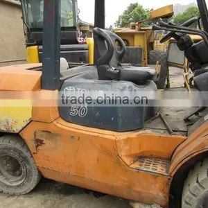 Used Toyota Forklift 5T Japan Made, 5 Ton Forklift 4m Lifting Height Year 2008 thumbnail-2