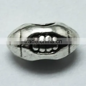 Lead Free Nickle Free Zinc Alloy Pdora Eyes Shape Jewelry Hole Beads for Bracelets and Necklaces thumbnail-6