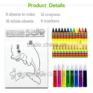 On the go Drawing Kit Coloring Book With Water Pen thumbnail-4