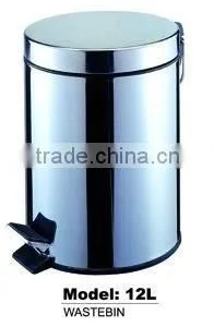 Stainless Steel Wastebin thumbnail-1