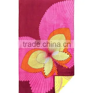 100% Cotton Cheap Wholesale Double Size Beach Towel thumbnail-1