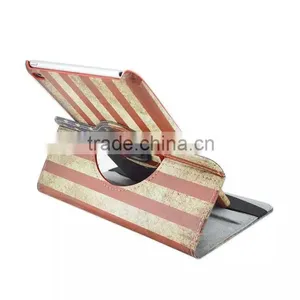 360 Degree Rotating UK USA National Flag Design Leather Cover For IPad Mini 4 Wallet Stand Leather With Card Slot Case TB-0323 thumbnail-4