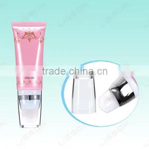 D30 25ml-70ml BB Cream Oval Tube With Duck-bill Silicon Head Cosmetic Tube thumbnail-1