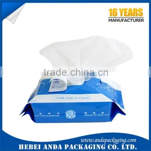 Printed Laminated Wet Tissue Plastic Bag Side Gusset /customized Wet Wipes Packaging Material Aluminum Foil Supplier's Choice thumbnail-2